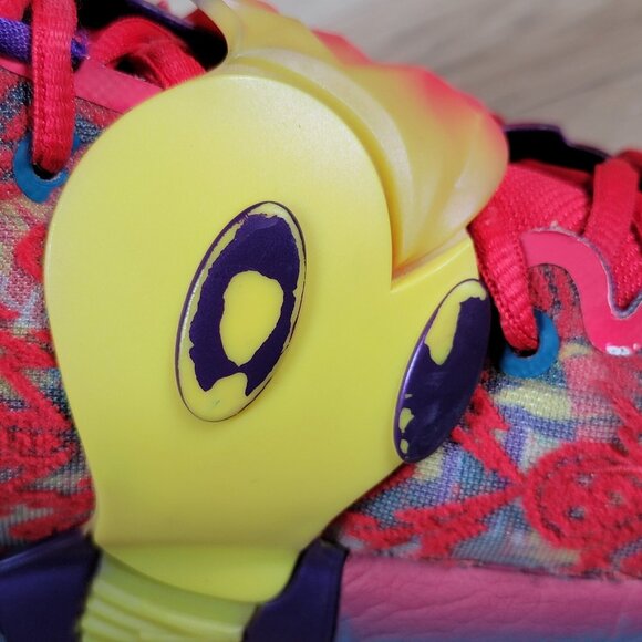 Nike‎ KD 14 Ron English 3 Shoes Mens 8 Red Pink Basketball Athletic DO6903-600 - Picture 7 of 13